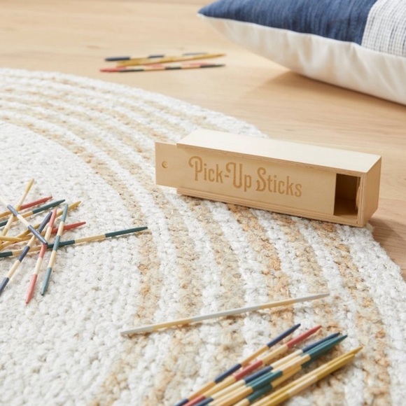 Hearth & Hand Pick-Up Sticks Game in Wooden Storage Box - Picture 9 of 9